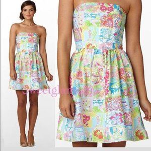 Lilly Pulitzer State of Mind strapless dress - 0